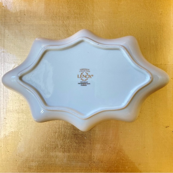 Lenox Holiday Holly Candy Dish - Picture 2 of 7